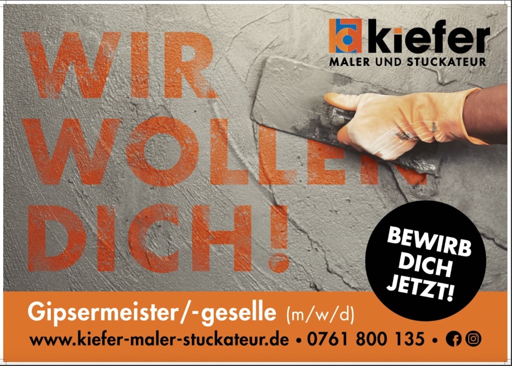 Gipsermeister/-geselle gesucht